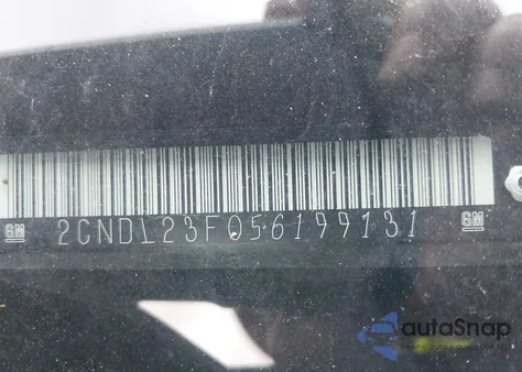 2005 Chevrolet Equinox Ls из США, поврежденный, VIN 2CNDL23F056199131